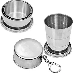 solemn Stainless Steel Folding Glass For Travelling Glass Water/Juice Glass-picture-17