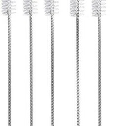 ytm 5 Pcs Cleaning Brush For Pipe, Bottle, Straw | Sliver-White (Pack of 5) image 4