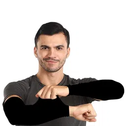 Aadikart Pack Of 2 Printed Sports Lightweight Arm Sleeves image 3