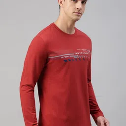 van heusen innerwear Van Heusen Typography Printed Cotton T-shirt image 3