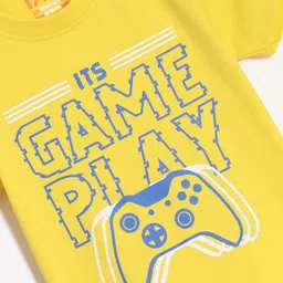 DIXCY SCOTT Boys Typography Printed Cotton T-shirt image 3