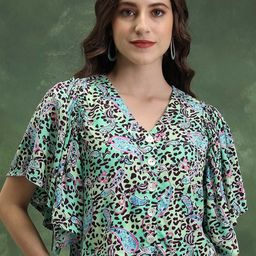 Vishudh Printed Flutter Sleeve Top-picture-47