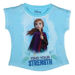Disney by Wear Your Mind Girls Blue Frozen Printed T-shirt-picture-26