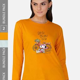 CHOZI Pack Of 2 Printed Cotton T-shirt-picture-20
