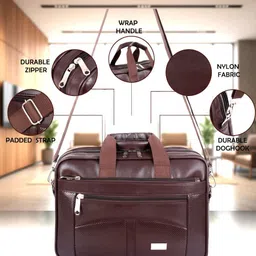 raylan Men & Women Brown Messenger Bag image 5