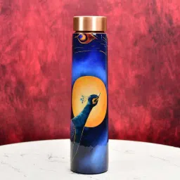 sowpeace Peacock Moonlit Copper Bottle image 1