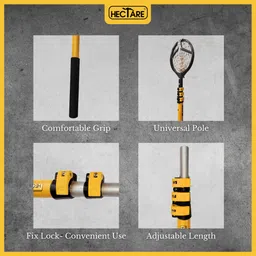 hectare Heavy Duty 18 feet extendable Telescopic Pole for Fruit Harvesters Garden Tool Kit image 3