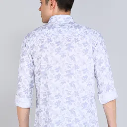 park avenue Men Slim Fit Printed Casual Shirt image 4