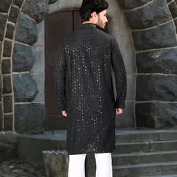 raj traders Men Viscose Rayon Kurta Pyjama Set image 2