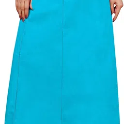 FABMORA COMBO-PTC-2-CREME-SKYBLUE Pure Cotton Petticoat image 3