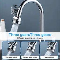 serplex Stretchable Faucet Extender Nozzle Faucet Nozzle image 2