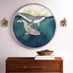 The Deep End Canvas Art Prints In Blue By The Artment-picture-22