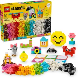 lego Classic Creative Happy Box Colorful Building Bricks Toy 11042 (680 Blocks)-picture-26