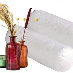 urmila creation Round Microfibre Solid Bolster Pack of 2 image 2
