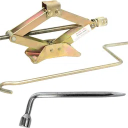 1 Ton Scissor Car Jack With 19mm Without Hole L-Type Spanner Vehicle Jack-image-4