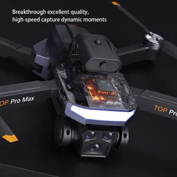 erh india Drone 4K Triple Camera Optical Flow Positioning Obstacle Avoidance Drone image 3