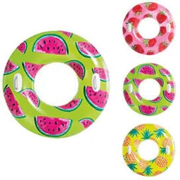 tiny tales Fruit Swimming Ring with Handle Inflatable (IND*74072) Life Ring Inflatable Swimming Safety Tube-picture-15