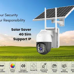 SATTOBISION 5+5MP 4G SIM Mini PT Solar Powered Linkage Advanced WIRELESS CCTV Surveillance Security Camera image 2