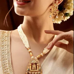 mansiyaorange Copper Gold-plated Multicolor Jewel Set-picture-28