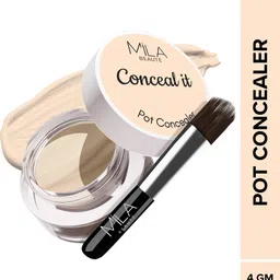 mila beauté Conceal It Pot Concealer With SPF 15 & Vitamin-E Light Weight Full Coverage Concealer-picture-11