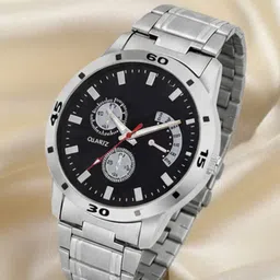 kairova Classic Silver and Multicolor Dial Analog Watch for Men Analog Watch - For Men KRM022_MA_AVOblack image 3