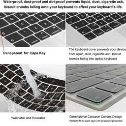 LUCKYY Universal Silicone Keyboard Protector Skin for 14-inch Laptop1 Laptop Keyboard Skin image 5