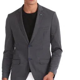 arrow newyork Men Striped Single Breasted Formal Blazer-picture-13