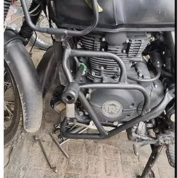 autobrand Heavy Metal Crash Guard With 2 Pcs Slider Compatible For RE Himalayan All Model image 1