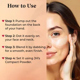 just herbs Dewy Serum Foundation SPF 30+ | Pack of 2 Tubes | Natural Foundation image 5