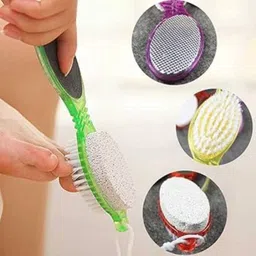 dhara creation 4 in 1 Foot Cleaning Brush, Multicolor (Pack of 1)-picture-36