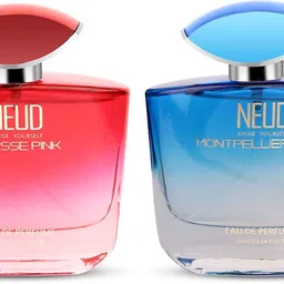 neud Montpellier Blue and Grasse Pink Perfume for Women Long Lasting EDP - 2 Pack Extrait De Parfum - 200 ml-picture-26
