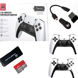 FANSEEKART Game Stick 4k HD Tv Video Game 2.4G with Two wireless controllerF2 Limited Edition-image-11