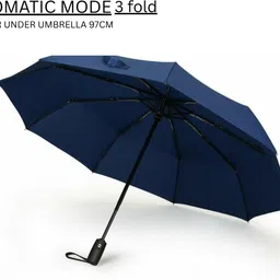 amaco Auto Open Close Button UV Umbrella Strong Folding 3-Fold Umbrella GOE 669 Umbrella image 1