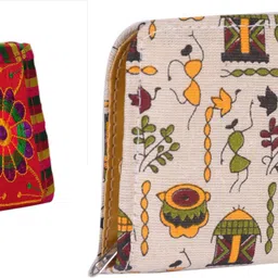 Casual Beige, Red Clutch-image-86