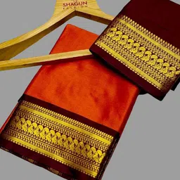 fashion club collection Woven, Self Design Bollywood Cotton Silk Saree-picture-10