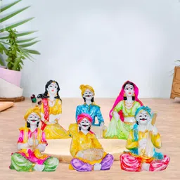 gw creations Rajasthani Attractive Statues Standard Decorative Showpiece Decorative Showpiece - 7 cm image 2