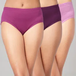 clovia Pack of 3 Women Hipster Multicolor Panty image 1