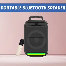 FRONY Monster (WIRELESS TOWER SPEAKER) Dynamic Thunder Sound With Karaoke MicK111 35 W Bluetooth Tower Speaker-picture-10