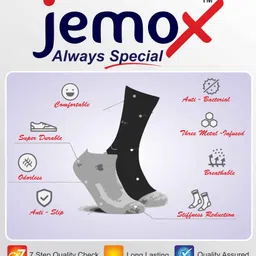 jemox Men Solid Ankle Length image 3