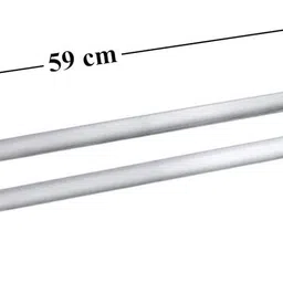 aordey Towel Rod Wall Mounted Double Aluminium Rail Napkin Holder for Home 24 inch 2 Bar Towel Rod image 3