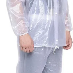 fashionon Solid Men Raincoat image 3