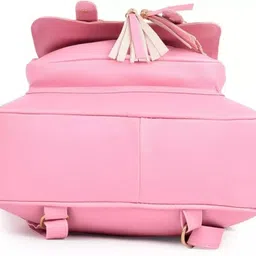 New Model Cute Mini College Girls & Women PU Leather Backpack 3 Pcs Combo Set Waterproof School Bag-image-27