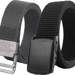 darkleatheris Men Casual, Evening, Formal Multicolor Nylon Belt-picture-19