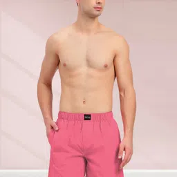 freecultr Pack of 2 Men's Silky Soft, Non-Pilling Micromodal All Day Boxer Shorts with Dual Deep Side Pocket Solid Men Boxer image 4