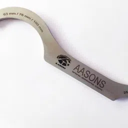 Stainless Steel Union C Spanner 25mm to 100mm AASONS SS304 Union C Spanner 25-100mm Double Sided Open End Wrench-picture-14