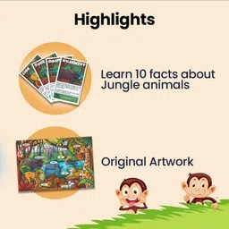 sivi shoppy Jungle Mystery Puzzle for Kids l Educational Toy for Toddlers & Children image 4