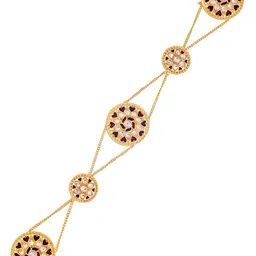 Silvermerc Designs Gold-Plated Kundan Studded Sheeshphool Head Jewellery image 4