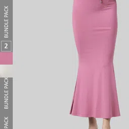 TWIN BIRDS Pack Of 2 Mid-Rise Saree Shapewear-picture-18