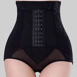 PLUMBURY High Waist Tummy Control Shapewear Panty with Hook Belt-picture-23