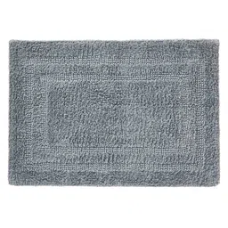 pano Grey Solid MicroFibre 14x10 Inches Antiskid Bath Mats image 4